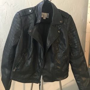 Faux Leather, Xhilaration jacket - black - large
